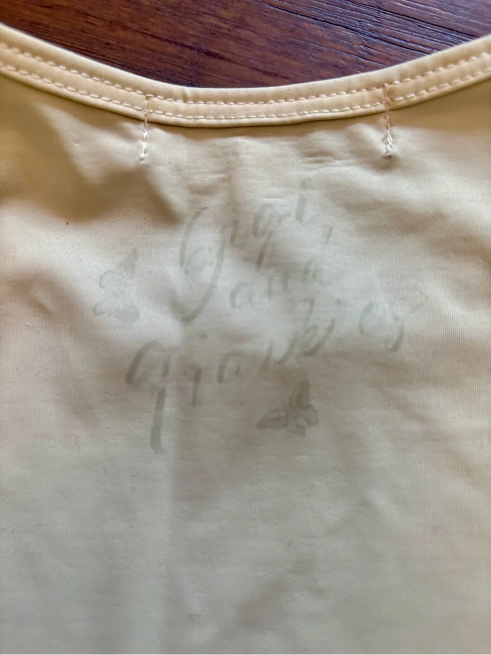 Rare! Frankie’s bikinis x Gigi HADID yellow fawn top and shorts set
